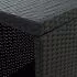 Masa de bar cu raft depozitare, negru, 60 x 110 cm
