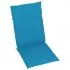 Set 6 bucati perne scaun de gradina, albastru, 120 x 50 x 3 cm