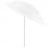 Umbrelă de plajă, alb, 240 cm