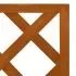 Jardiniera de colt cu spalier portocaliu 40x40x150 cm lemn brad, portocaliu, 40 cm