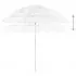 Umbrelă de plajă, alb, 240 cm