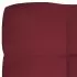 Perna pentru canapea de gradina, bordo, 120 x 40 x 10 cm
