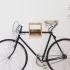 Suport bicicletă de perete, 35x25x25 cm, lemn masiv mango brut
