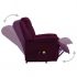 Fotoliu de masaj rabatabil vertical, violet