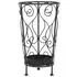  Suport pentru umbrelă, stil vintage, metal, 26x46 cm, negru