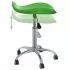 Scaun pentru salon spa, verde, 44 x 44 x (46-57) cm