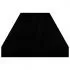 Rafturi de perete 4 buc. negru extralucios, negru lucios, 90 x 23.5 x 3.8 cm