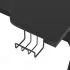Birou de gaming cu picioare forma Z, negru, 110 x 60 x 75 cm