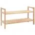  Pantofar din lemn solid de nuc, 69 x 26 x 40 cm