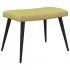 Scaun de relaxare cu taburet, verde