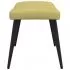 Scaun de relaxare cu taburet, verde