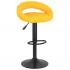 Set 2 bucati scaune de bar, galben mustar