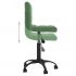 Set 2 bucati scaune de masa pivotante, verde inchis
