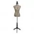  Bust expunere haine damă, maro/negru, manechin croitorie, iută