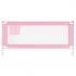 Balustrada de protectie pat copii, roz, 200 x 25 cm