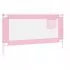 Balustrada de protectie pat copii, roz, 150 x 25 cm