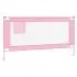 Balustrada de protectie pat copii, roz, 160 x 25 cm