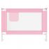 Balustrada de protectie pat copii, roz, 90 x 25 cm