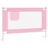 Balustrada de protectie pat copii, roz, 100 x 25 cm