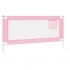 Balustrada de protectie pat copii, roz, 180 x 25 cm
