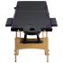 Masa de masaj pliabila, negru si violet, 191 x 70 x 81 cm
