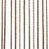Set 2 bucati draperii cu franjuri, maro, 100 cm