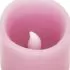 Lumanari LED electrice telecomanda&temporizator 24buc alb cald, roz