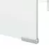 Stand TV/Suport monitor din sticlă, alb, 110x30x13 cm