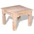 Masuta de cafea din lemn de acacia, maro, 60 x 60 x 45 cm