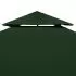Copertina rezerva acoperis pavililion, verde, 3 x 3 m