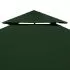 Copertina de rezerva acoperis pavilion, verde, 3 x 4 m