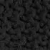 Puf tricotat manual, negru