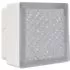 2 Spoturi LED incastrabile in sol, alb, 100 x 100 x 68 mm