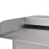 Fantana de piscina dreptunghiulara cu cascada 30 cm otel inoxidabil, argintiu, 30 cm