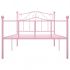 Cadru de pat, roz, 100 x 200 cm