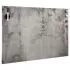 Tablă magnetică de perete, 50 x 30 cm, sticlă, gri beton
