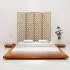 Cadru pat futon, maro, 180 x 200 cm
