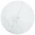 Blat de masa alb Ø90x1 cm sticla securizata cu design marmura, alb, Ø 90 cm