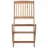 Set 2 bucati scaune gradina pliabile cu perne, bej