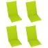 Set 3 bucati scaune gradina rabatabile, verde deschis