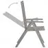 Set 3 bucati scaune gradina rabatabile, albastru regal