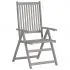Set 3 bucati scaune gradina rabatabile, verde deschis