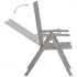 Set 6 bucati scaune gradina rabatabile cu perne, verde deschis