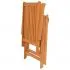 Set 6 bucati scaune de gradina cu perne verzi, verde