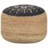  Taburet puf lucrat manual, 45 x 30 cm, iută