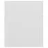 Dulap cu chiuveta incorporata, alb lucios, 100 x 38.5 x 46 cm