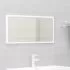 Set mobilier de baie, alb, 80 x 38.5 x 45 cm