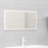 Set mobilier de baie, alb lucios, 80 x 38.5 x 45 cm