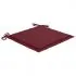 Scaune gradina pliabile cu perne, bordo
