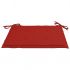 Set 4 bucati scaune de gradina pliabile cu perne, rosu